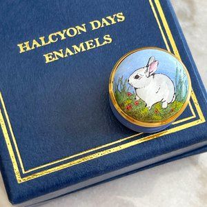 Halcyon Days Enamels Alice in Wonderland Mini Pocket Watch